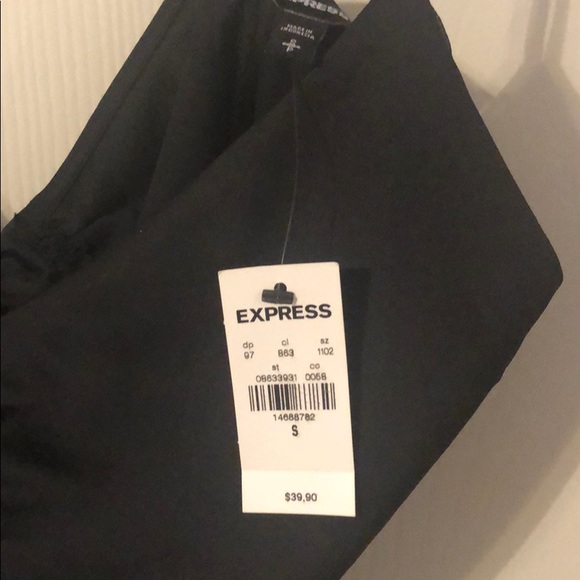 Black tie back crop tank - Picture 4 of 4